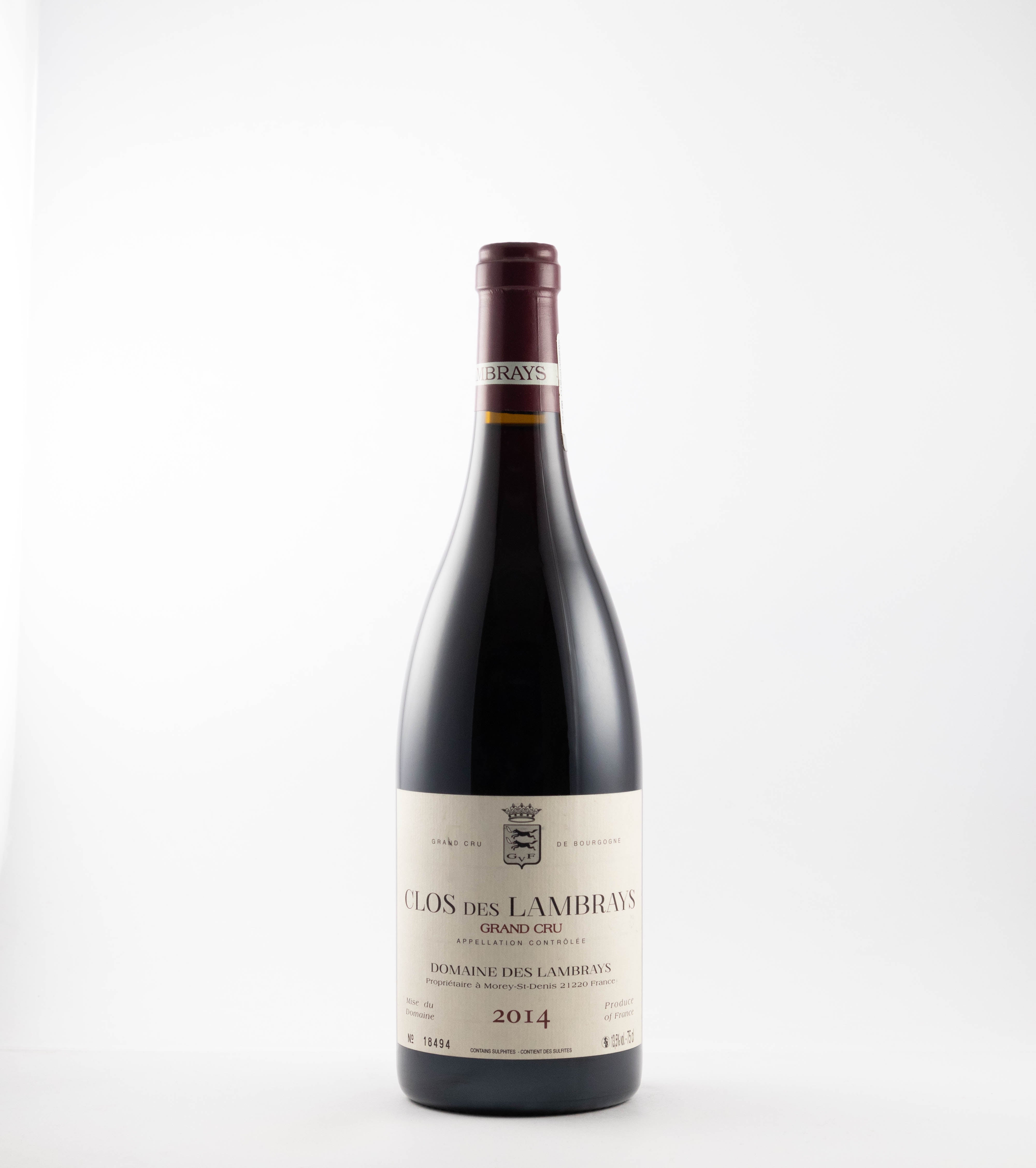 2014 Domaine Des Lambrays Grand Cru Clos Des Lambrays 750Ml Bottle