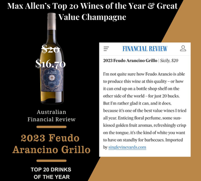 Max Allen's "Top 20 For 2024" - A $16.70 Grillo! 2009 Champagne for $95