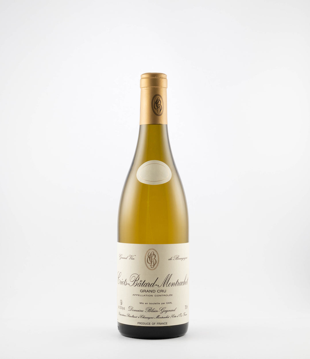 2019 Blain Gagnard Grand Cru Criots Batard Montrachet 750Ml Bottle